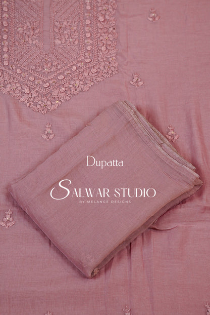 Chanderi Embroidery Salwar Suit AC0142