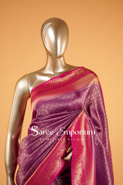 Silk Brocade Sarees MDS0042