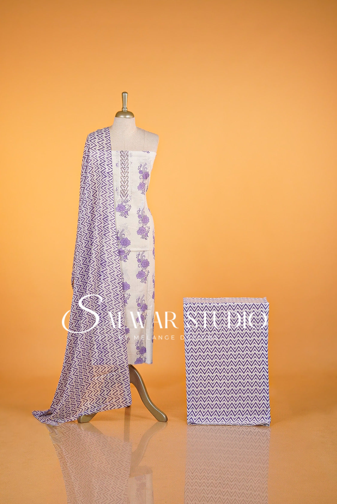 Cotton Printed Unstitched Salwar suits AC0008