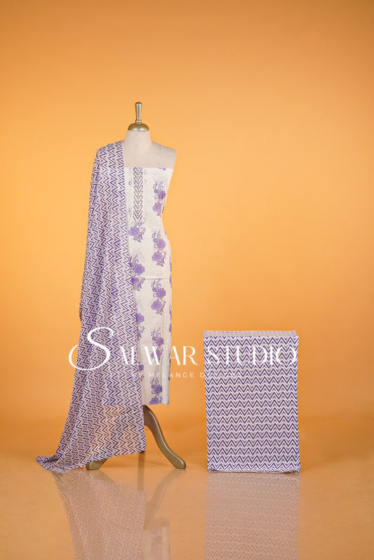 Cotton Printed Unstitched Salwar suits AC0008
