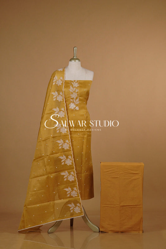 Cotta Embroidery Unstitched Salwar Suits AC0093