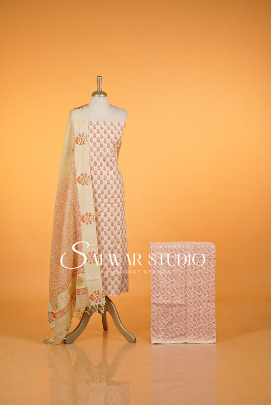 Cotton Printed Unstitched Salwar suits AC0018