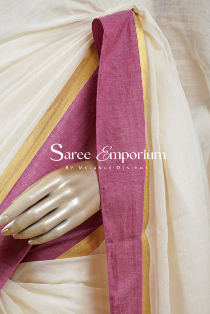 Pure Mul Cotton Saree MDS0216