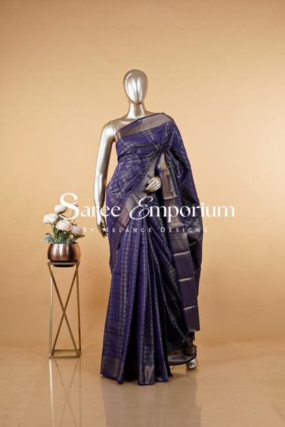 Semi Brocade Saree MDS0151