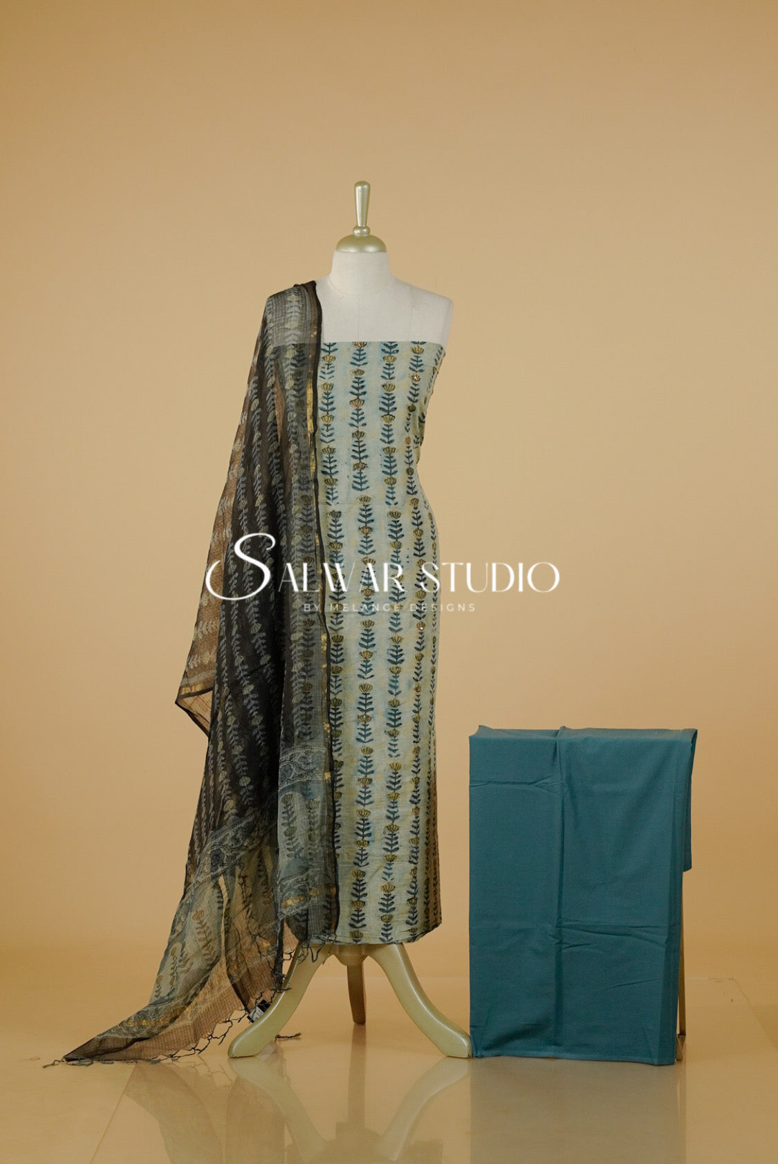 Pure Printed Cotton Unstitched Salwar Suits AC0078