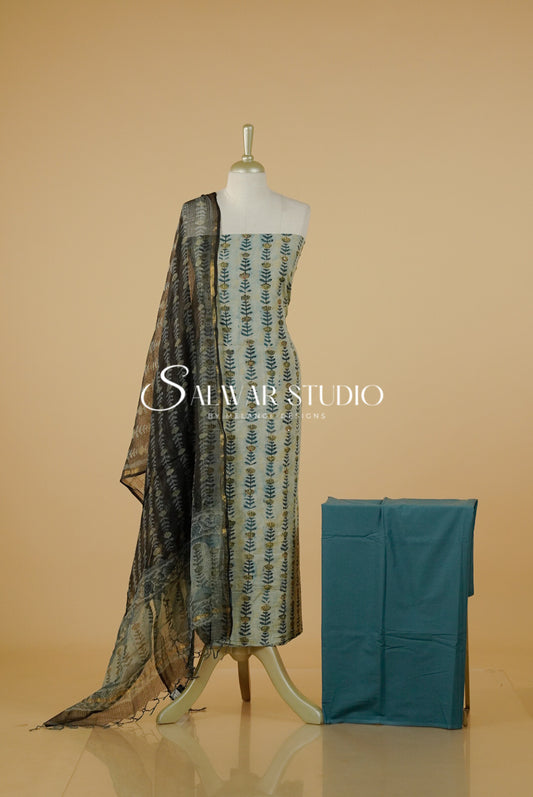 Pure Printed Cotton Unstitched Salwar Suits AC0078