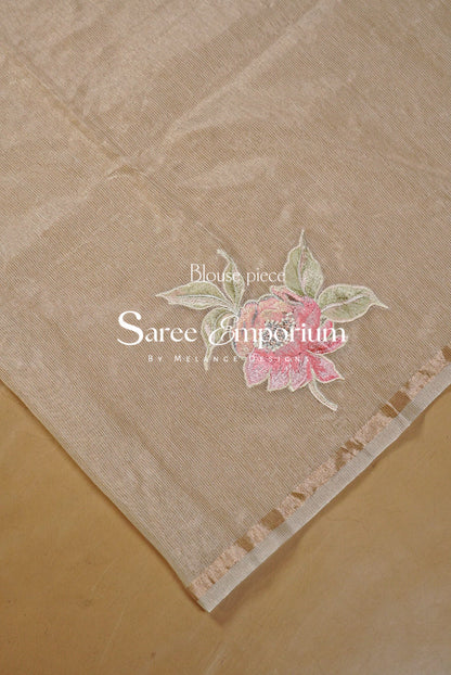 Chanderi Embroidery Sarees MDS0206