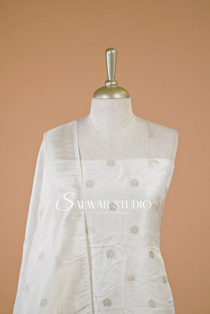 Silk Banarasi Salwar Suit AC0119