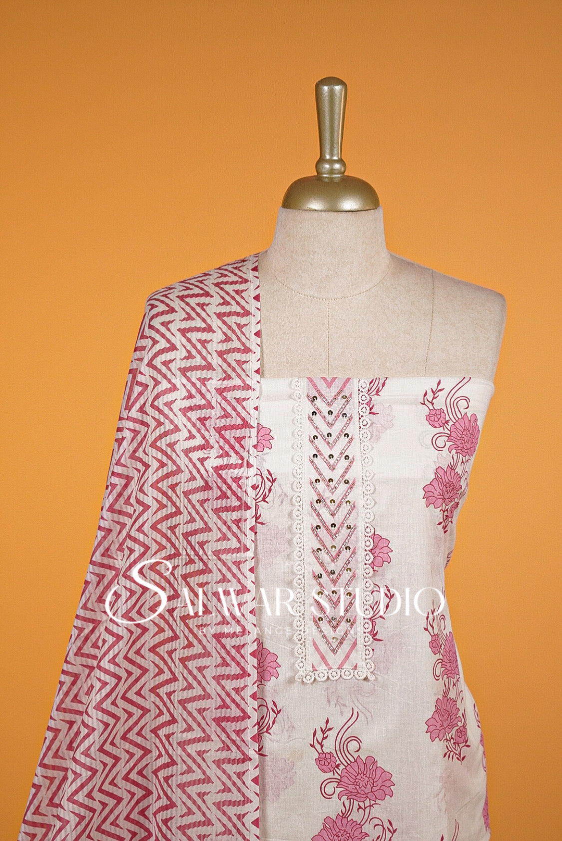 Cotton Printed Unstitched Salwar suits AC0009