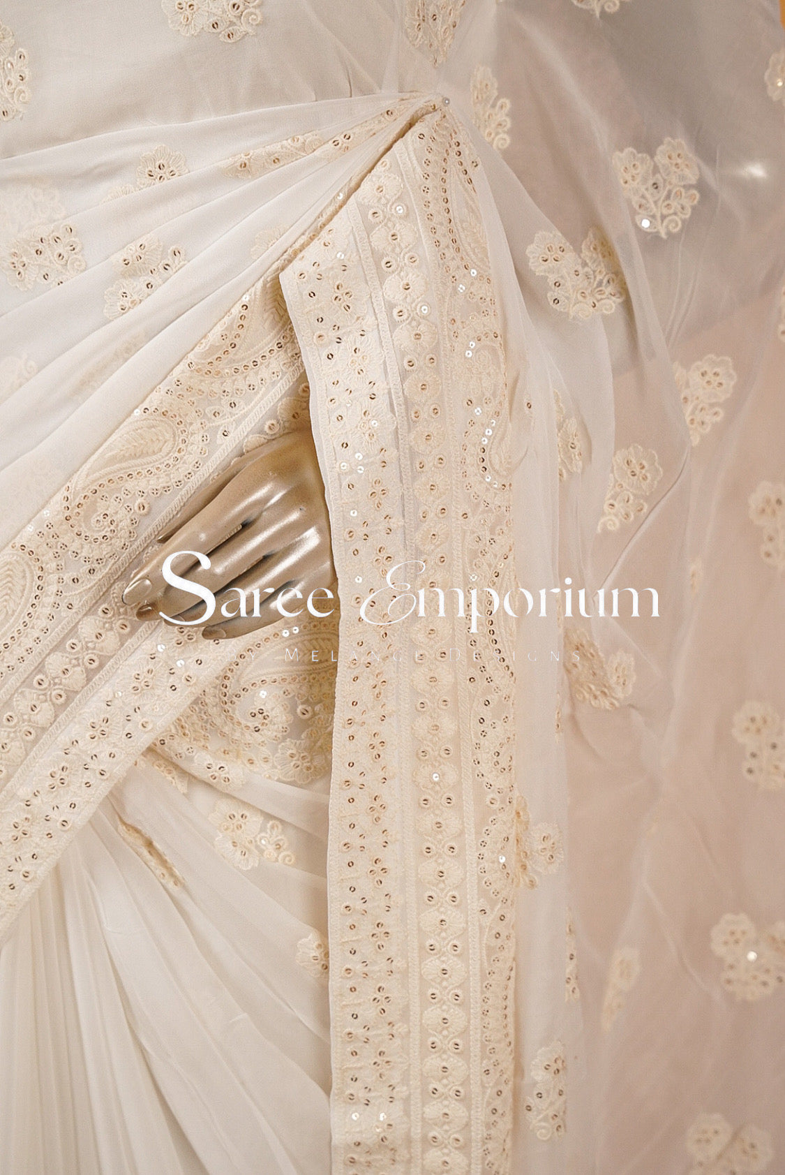 Georgette Embroidery Saree MDS0015