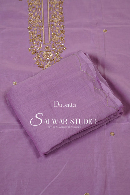 Chanderi Embroidery Salwar Suit AC0136