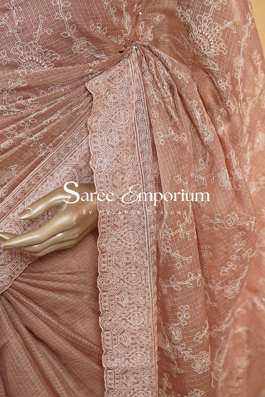 Cotta Embroidery Saree MDS0129