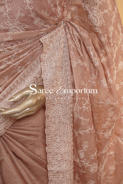 Cotta Embroidery Saree MDS0129