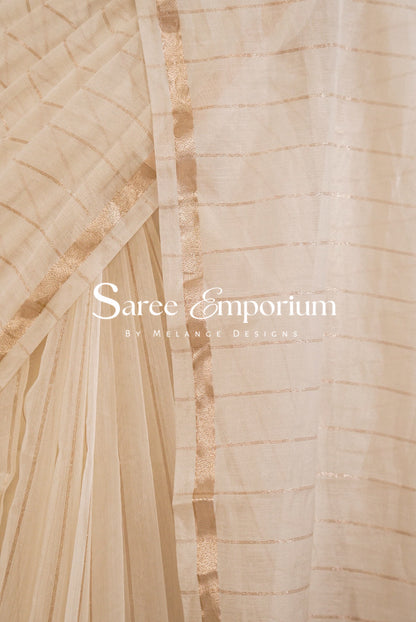 Chanderi Silk Embroidery Saree BJ0569