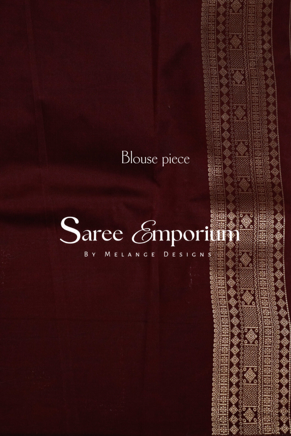Semi Silk Saree For Women Olive green with burgundy border BJ0568