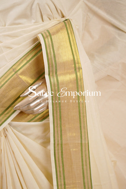 Cotton Kasavu Sarees MDS0033