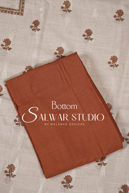 Printed Linen Unstitched Salwar suits AC0020