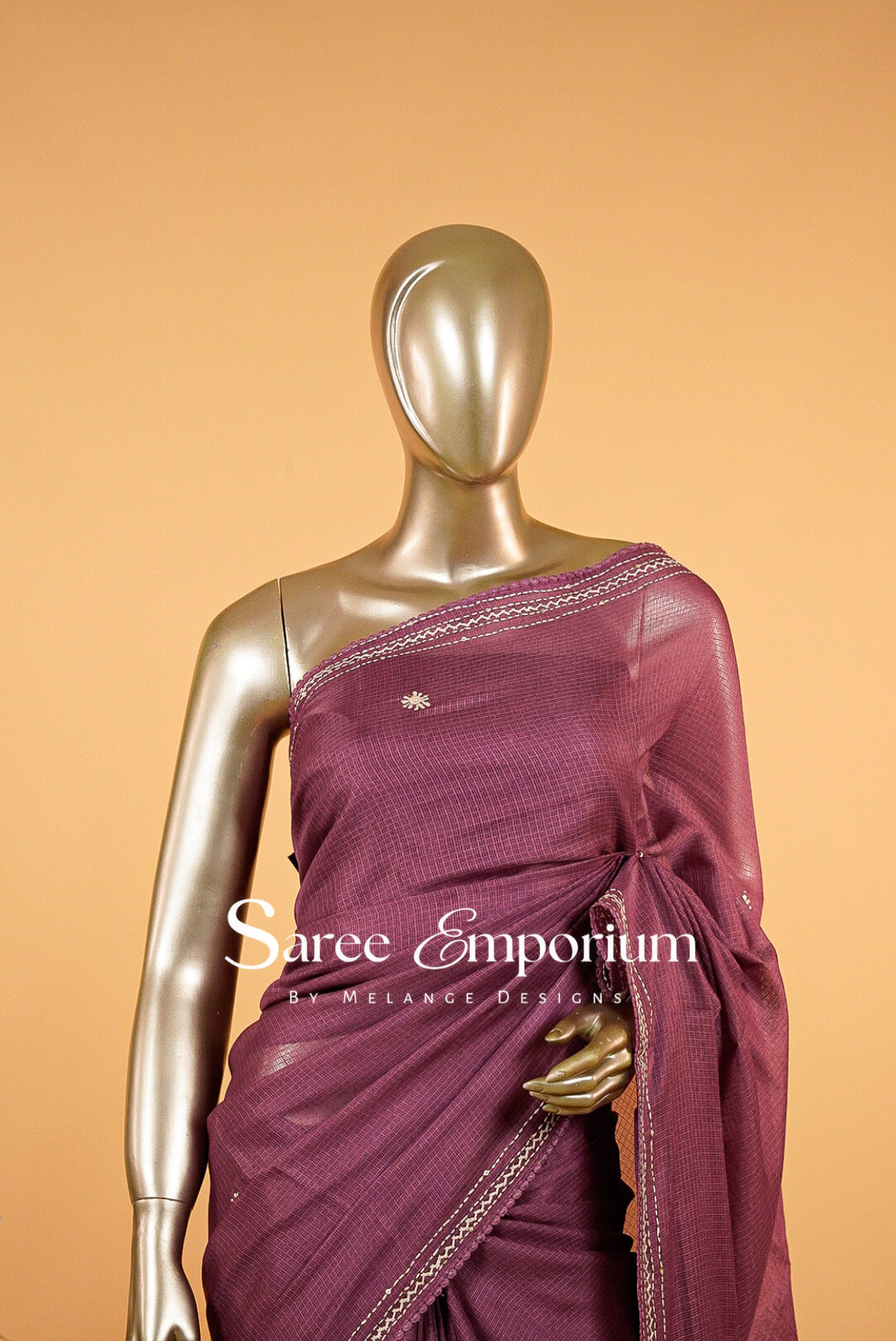 Cotta Embroidery Saree MDS0122
