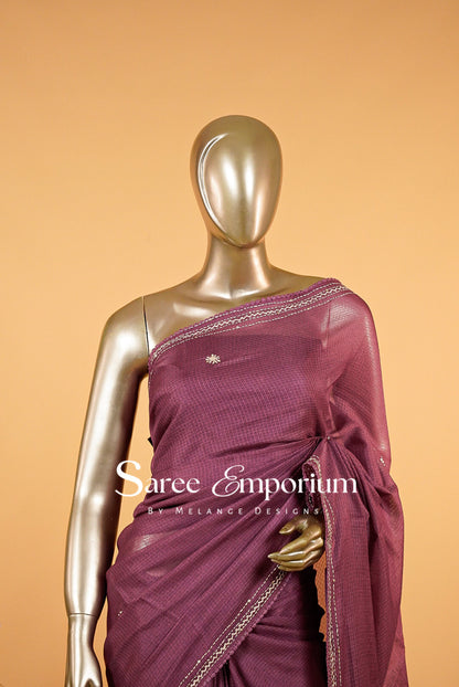 Cotta Embroidery Saree MDS0122