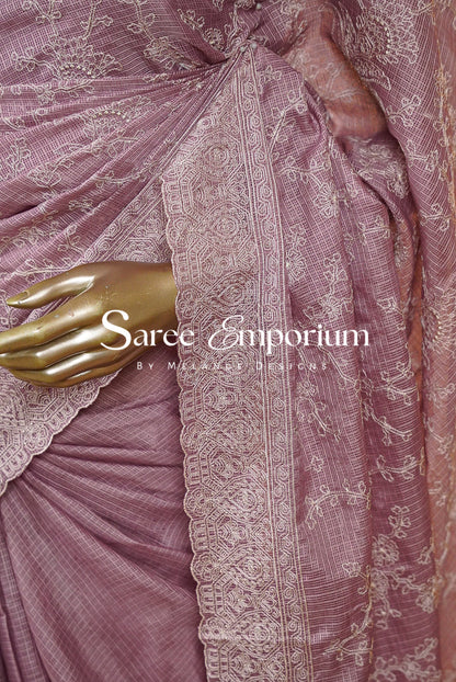 Cotta Embroidery Saree MDS0128