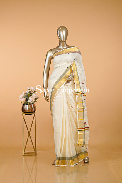Cotton Kasav Saree MDS0197