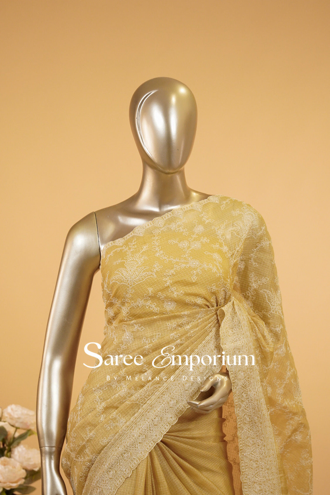 Cotta Embroidery Saree MDS0127