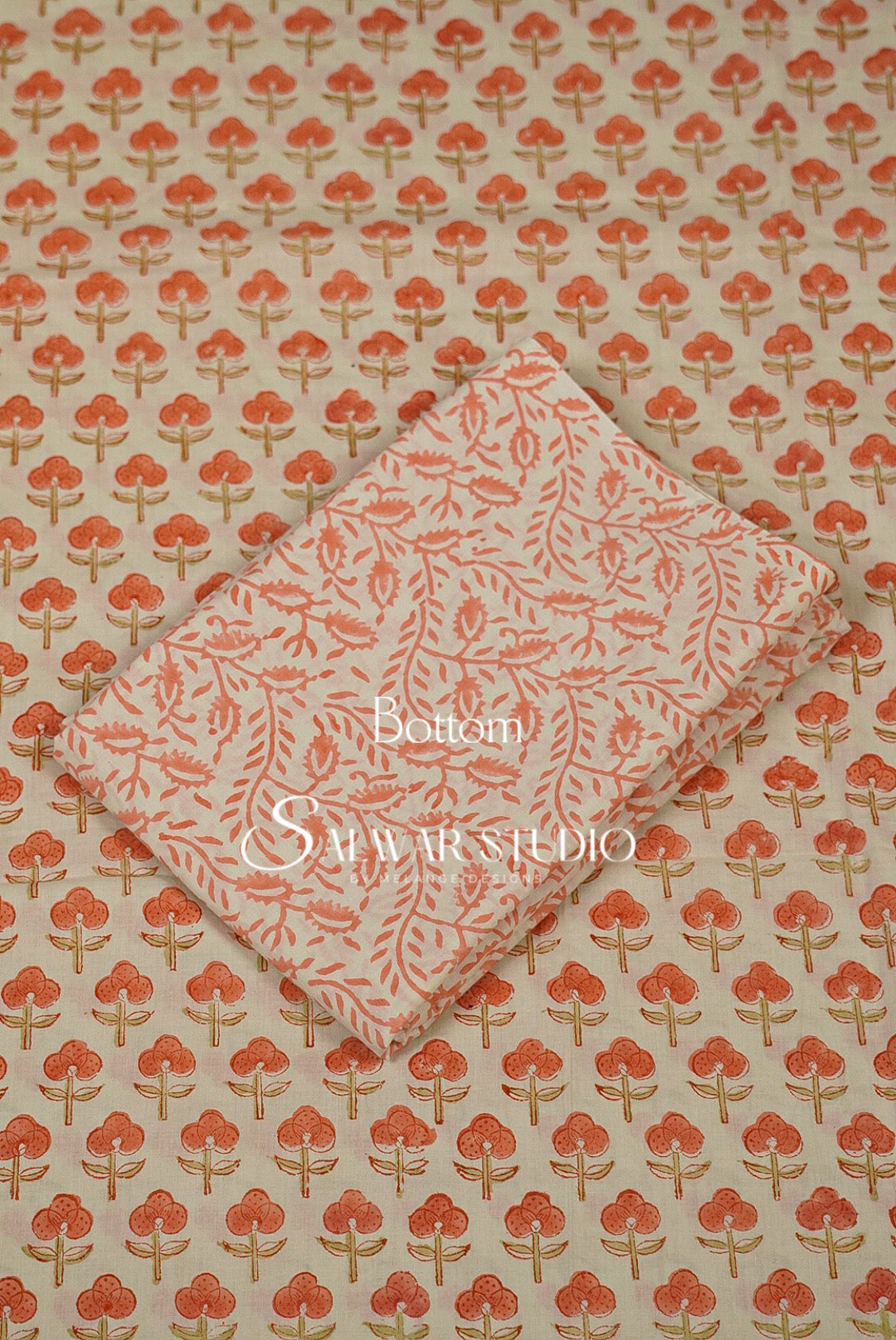 Printed Cotton Unstitched Salwar Suits AC0161