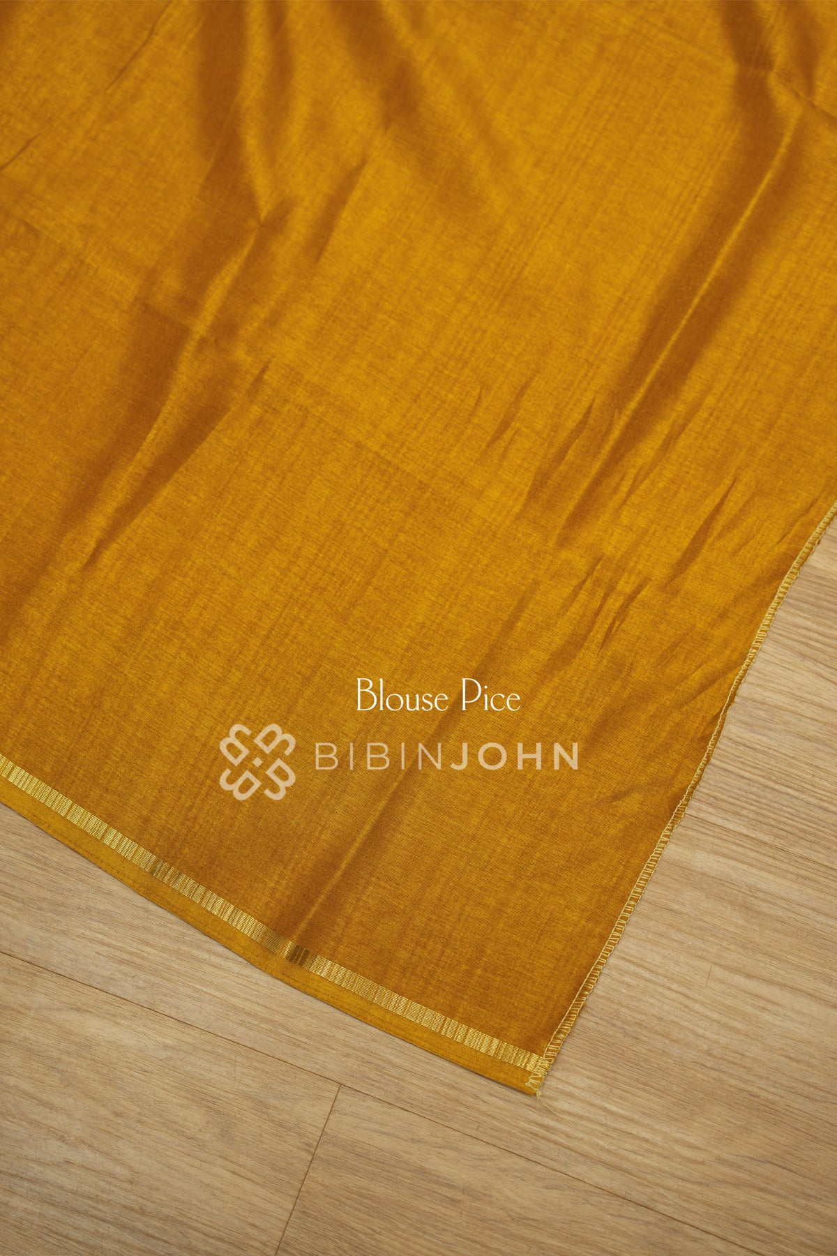 Semi Tussar Weaving Saree For Women Mustard Yellow BJ2331