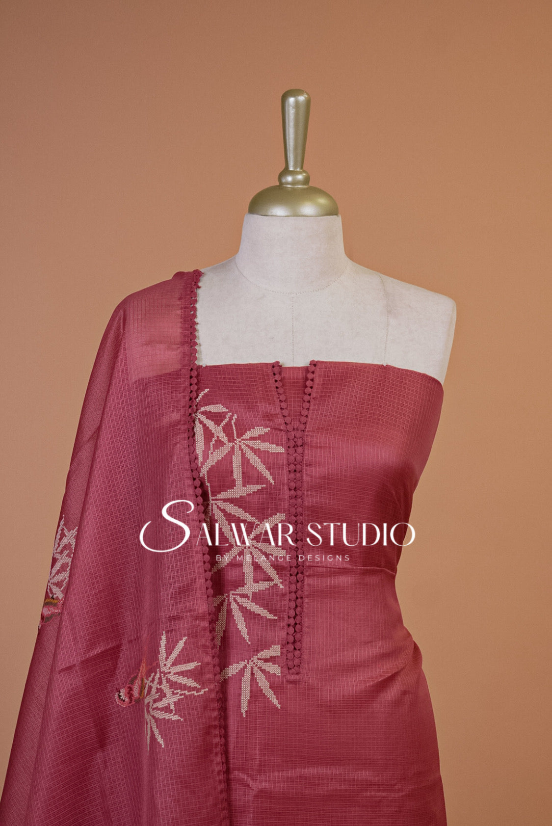 Cotta Embroidery Unstitched Salwar Suits AC0098