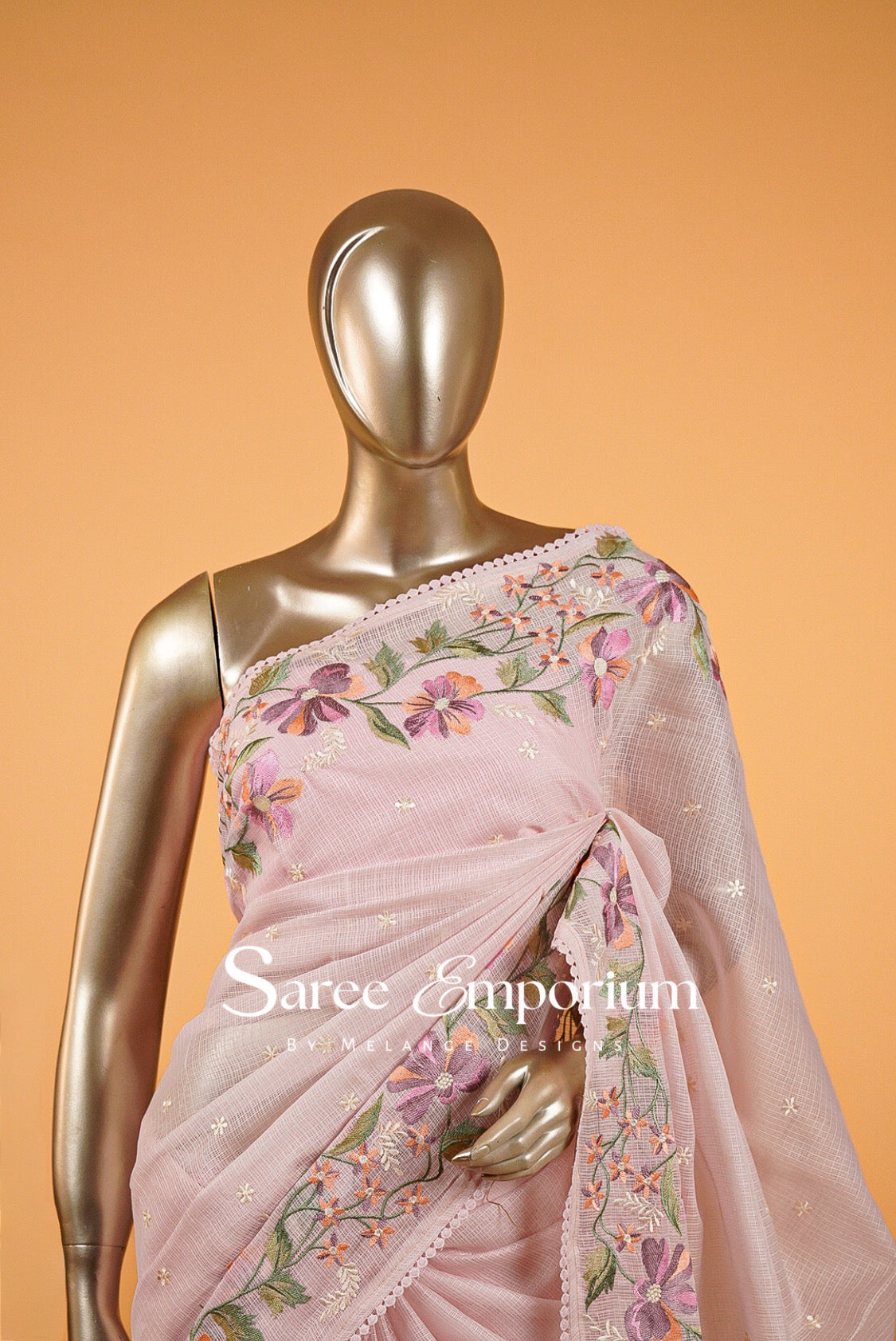 Cotta Embroidery Saree MDS0029