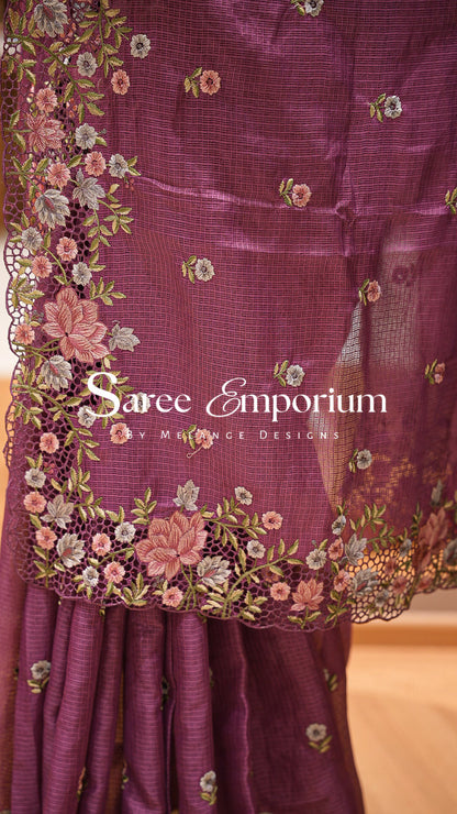 Cotta Cutwork Saree BJ0439
