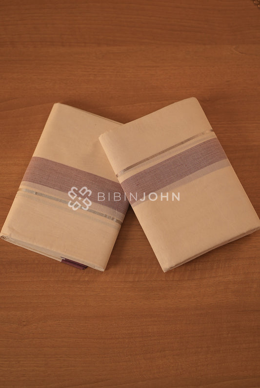 Cotton Dhoti For Men Off White BJ2296