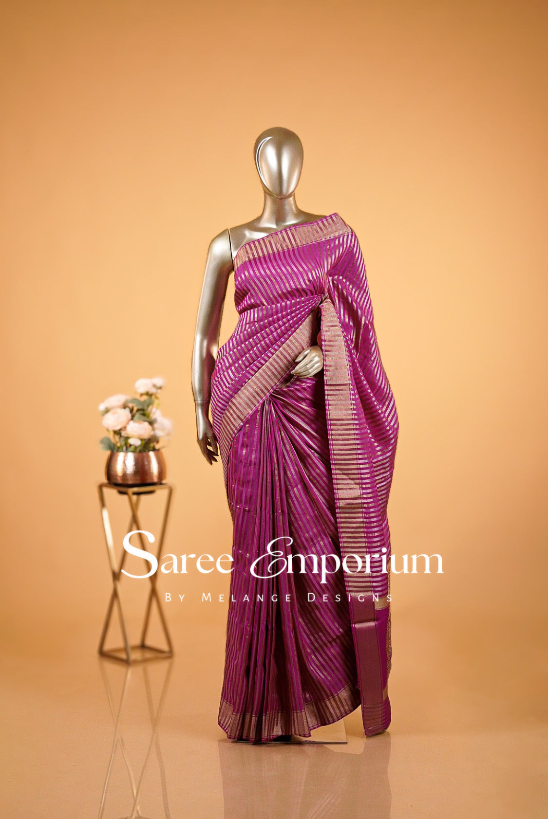 Silk Brocade Sarees MDS0046