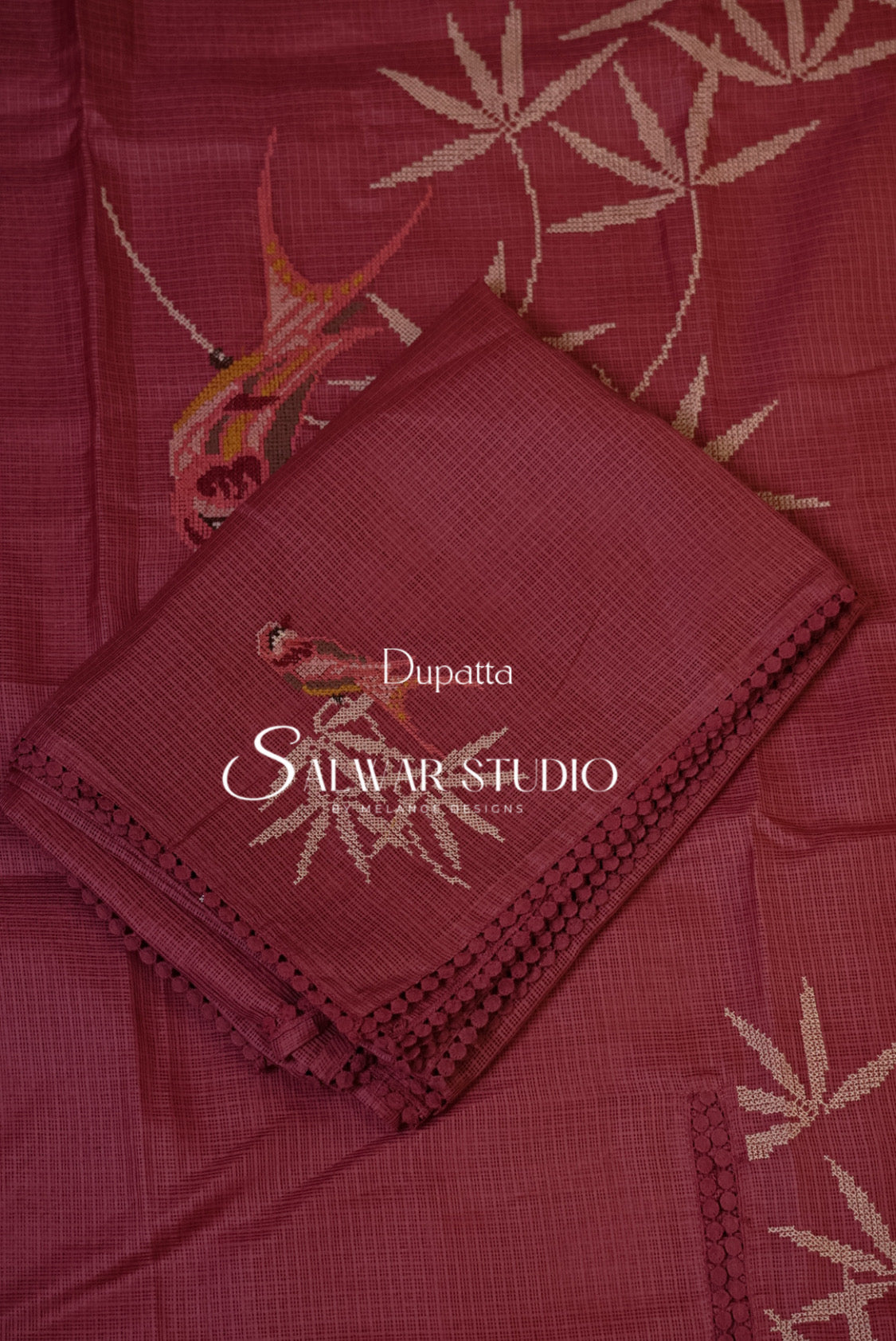 Cotta Embroidery Unstitched Salwar Suits AC0098