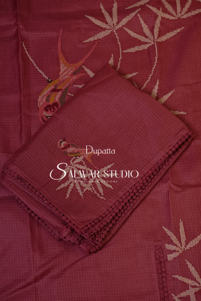 Cotta Embroidery Unstitched Salwar Suits AC0098
