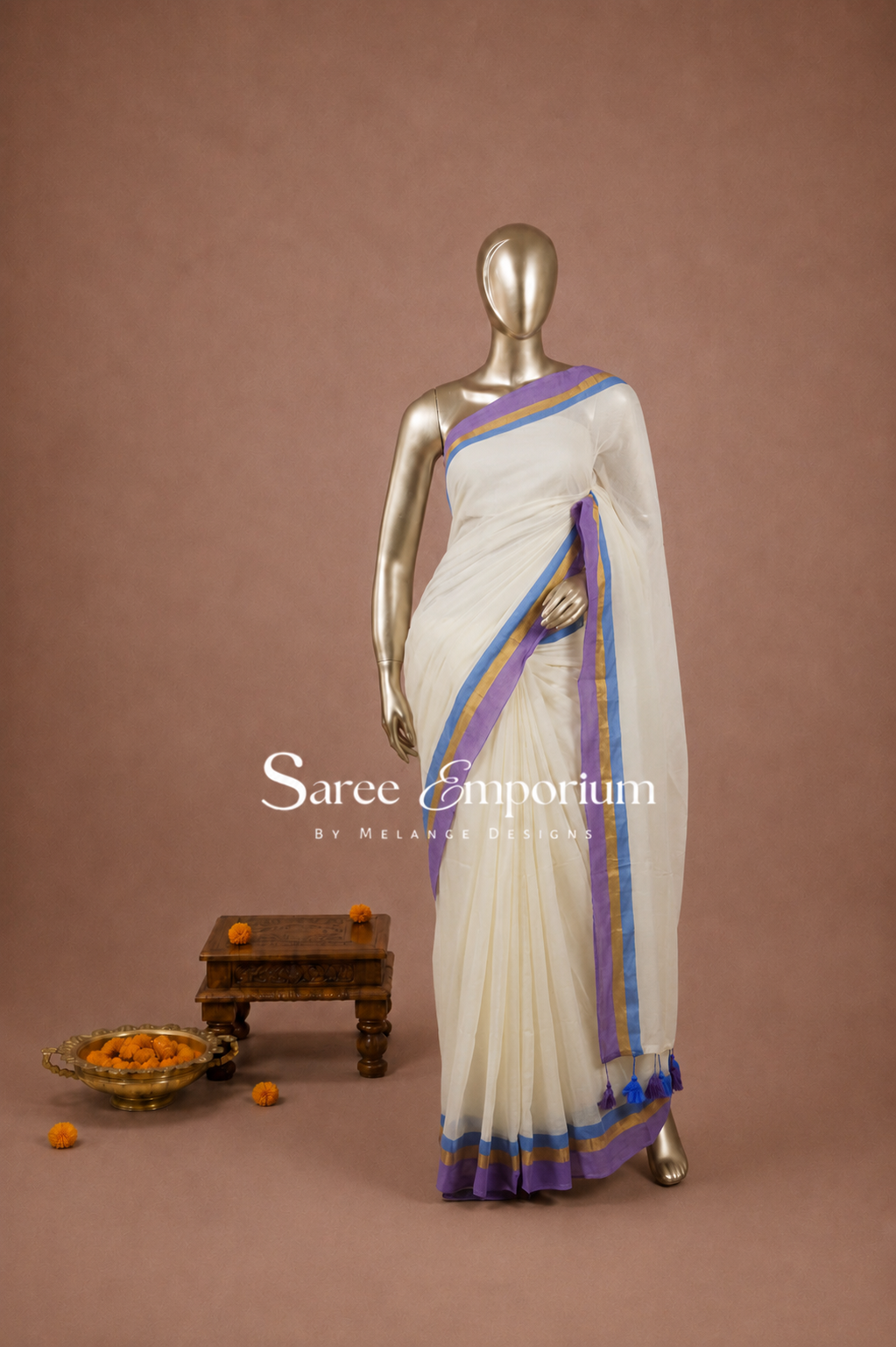 Mul Cotton Saree MDS0115