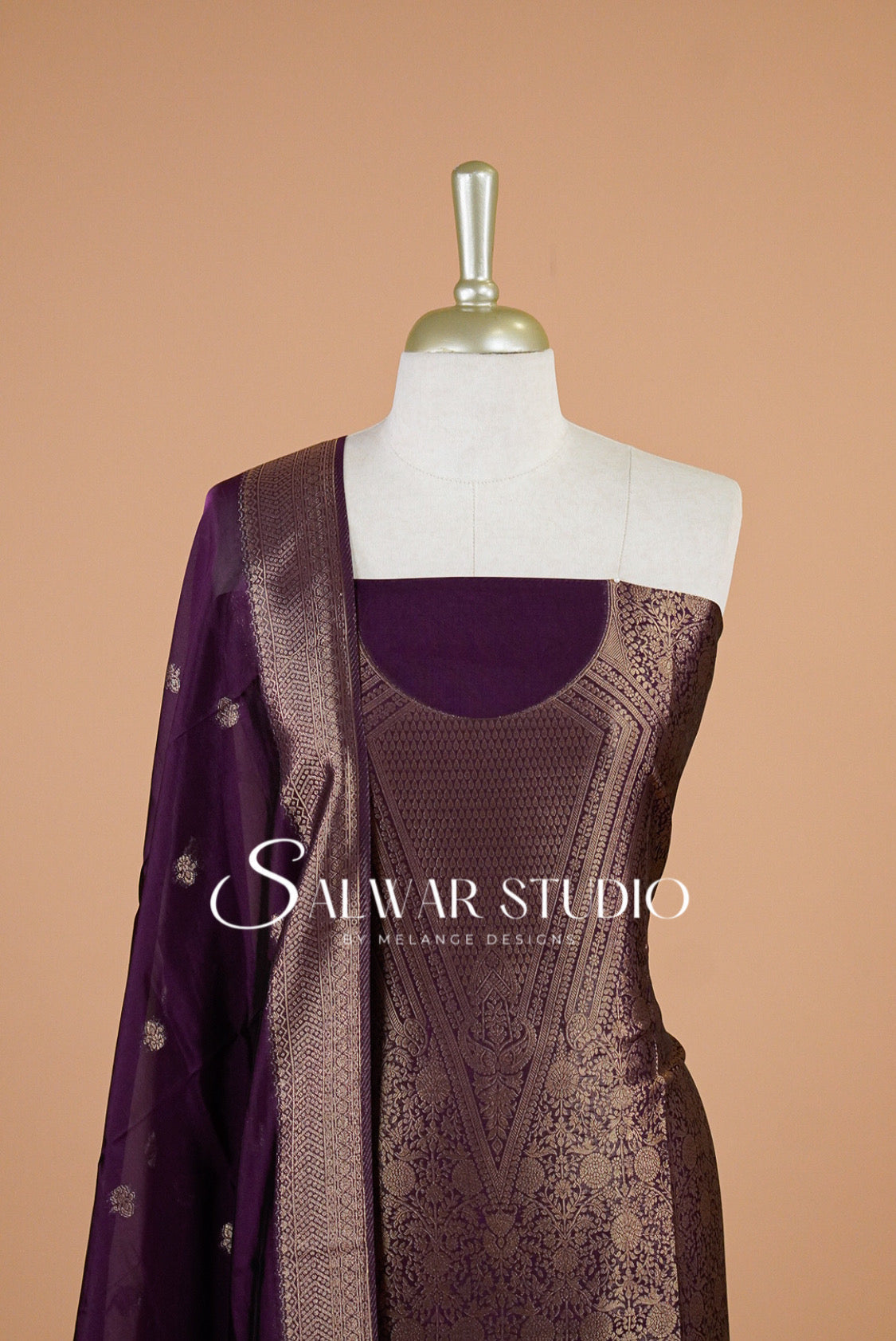Silk Banarasi Unstitched Salwar Suits AC0128