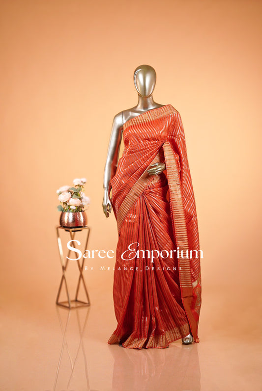 Silk Brocade Sarees MDS0047