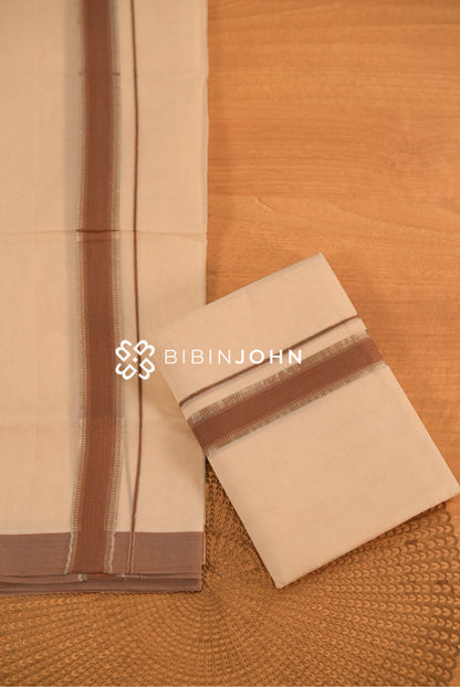 Cotton Dhoti For Men Off White BJ2416