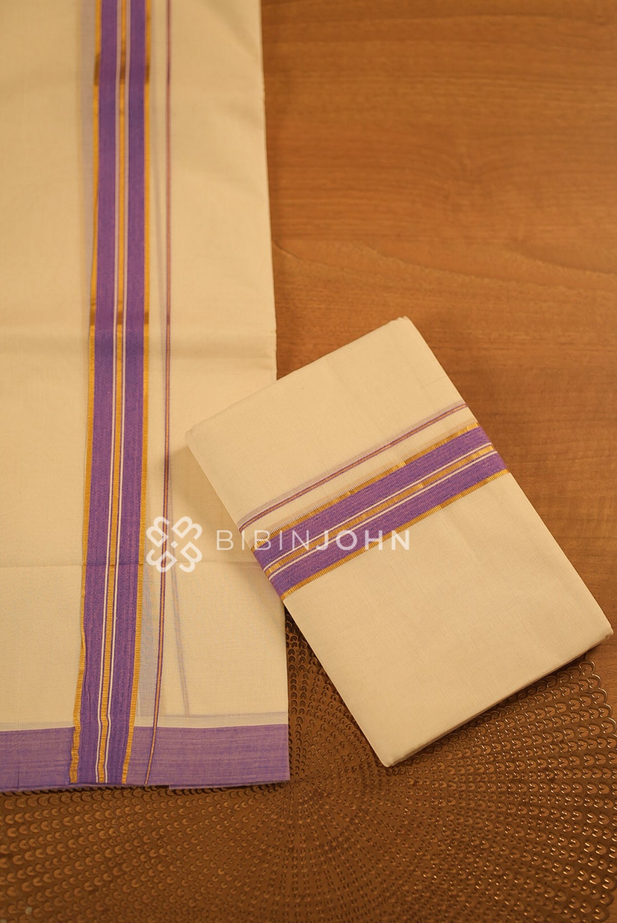 Cotton Dhoti For Men Off White BJ2273