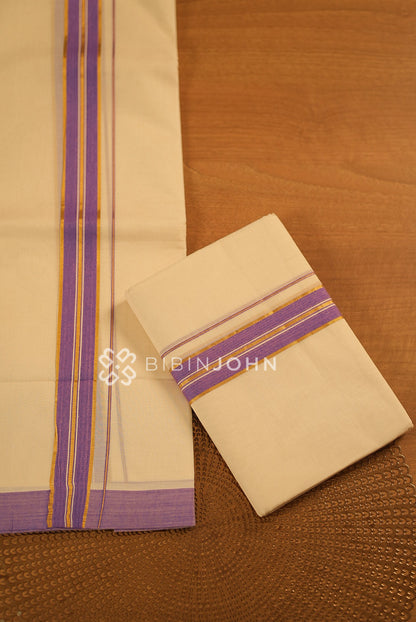 Cotton Dhoti For Men Off White BJ2273