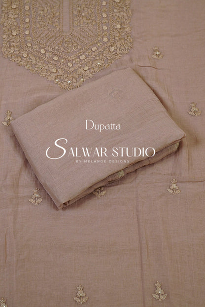 Chanderi Embroidery Salwar Suit AC0143