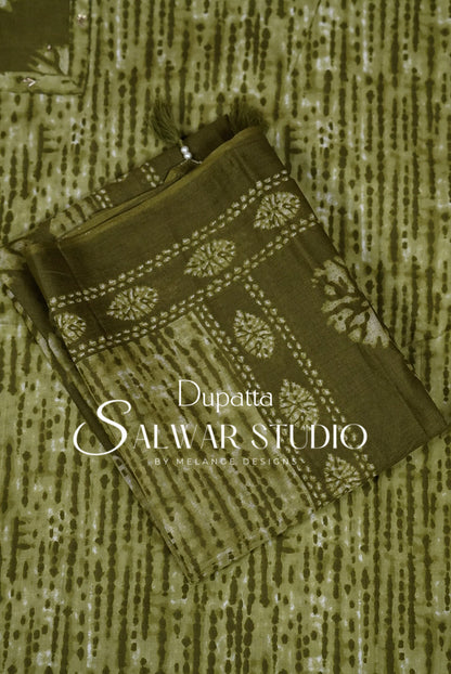 Printed Cotton Unstitched Salwar Suits AC0050
