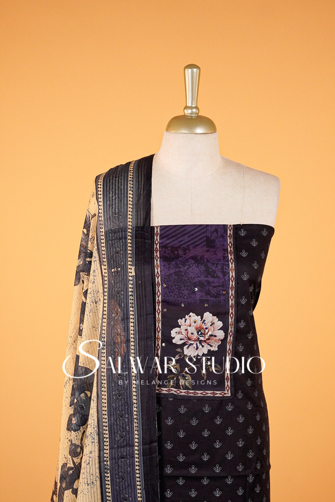 Cotton Printed Unstitched Salwar suits AC0023