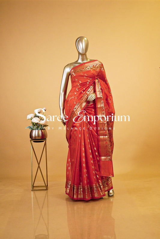 Cotta Banarasi Saree MDS0164