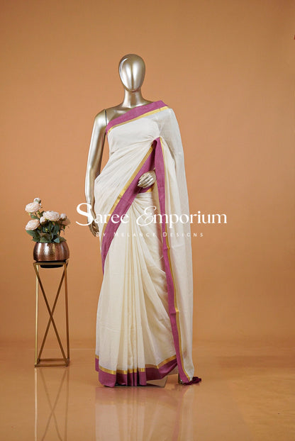 Pure Mul Cotton Saree MDS0216