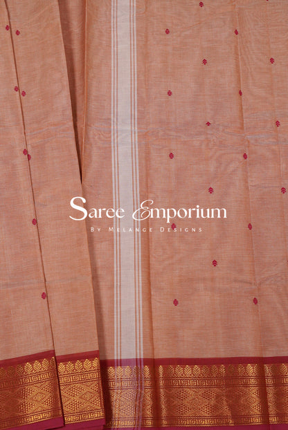 Kanji Cotton Saree For Women MDS0329
