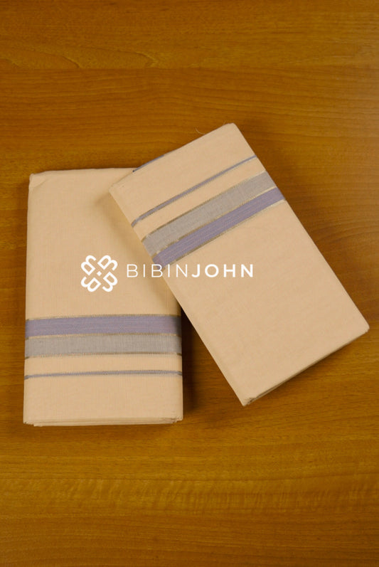 Cotton Dhoti For Men Off White BJ1750