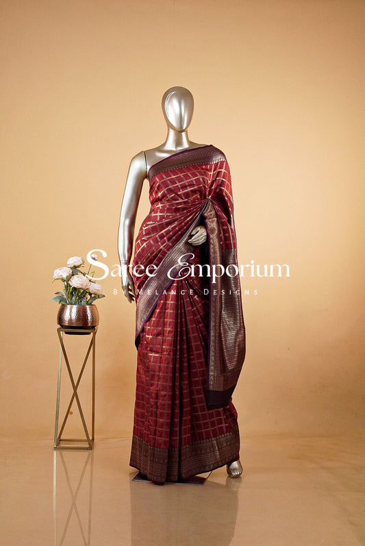 Semi Silk Saree MDS0146