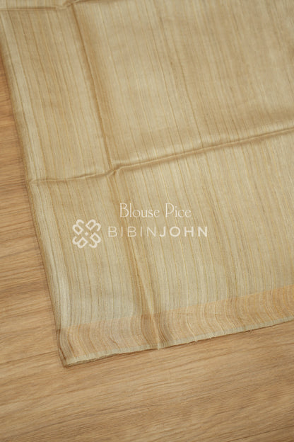 Pure Tussar Saree For Women Beige BJ2539
